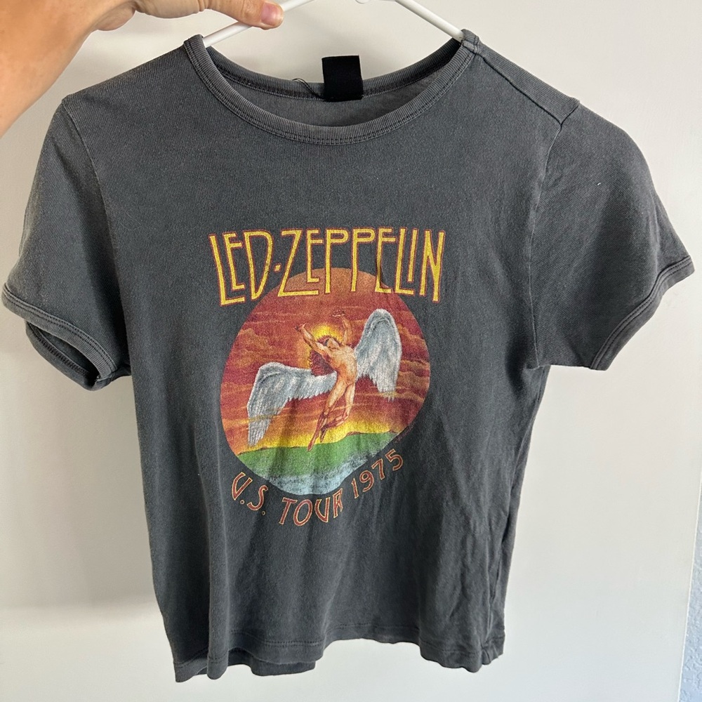 Urban outfitters vintage inspired Led Zeppelin baby tee